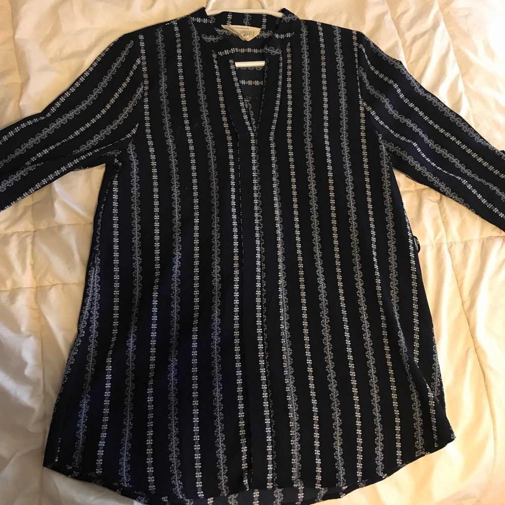 navy colored tunic